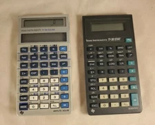 Vintage Retro Texas Instruments TI-36 Solar TI-30 STAT Scientific Calculator Lot