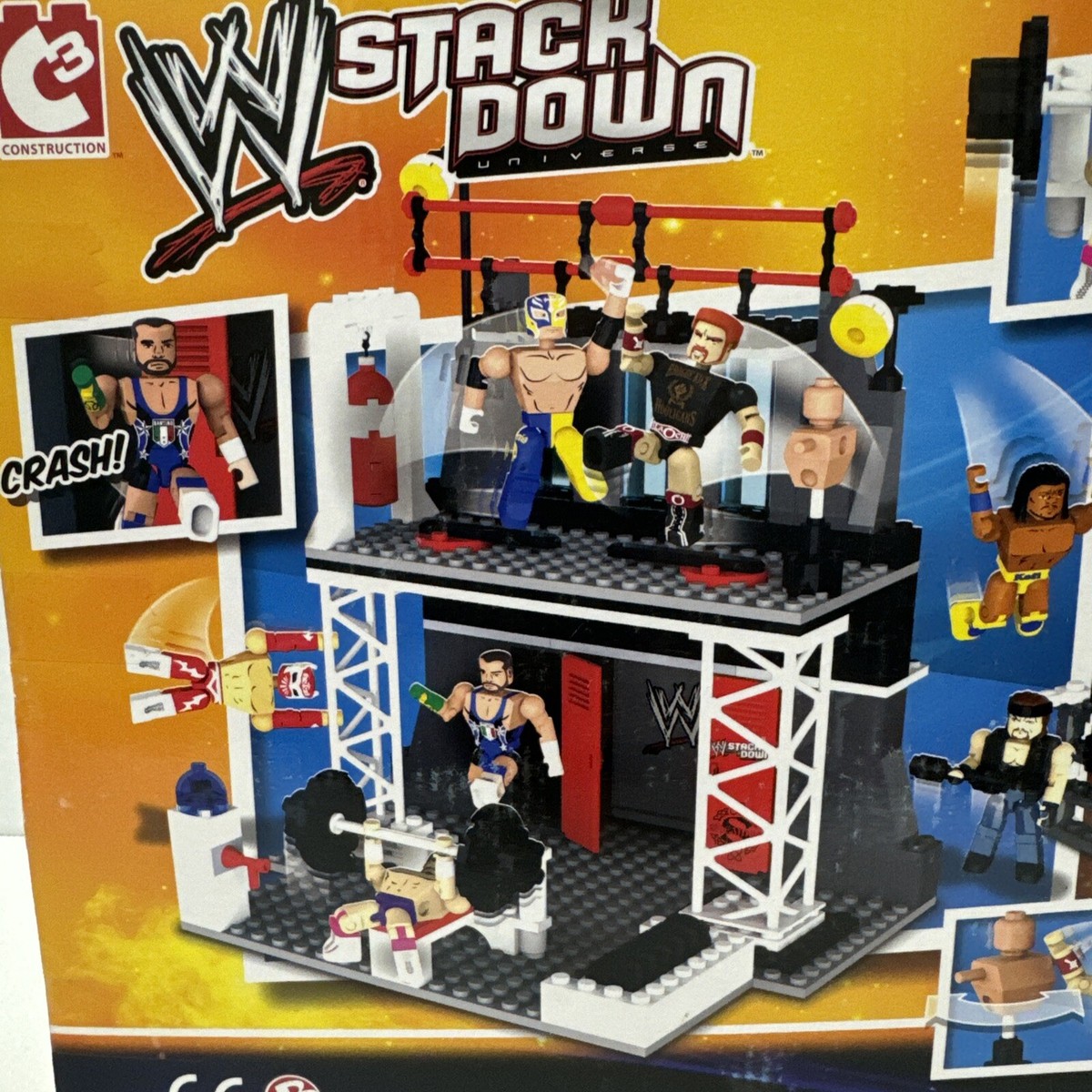 C3 Construction WWE StackDown Train & Rumble Playset Rey