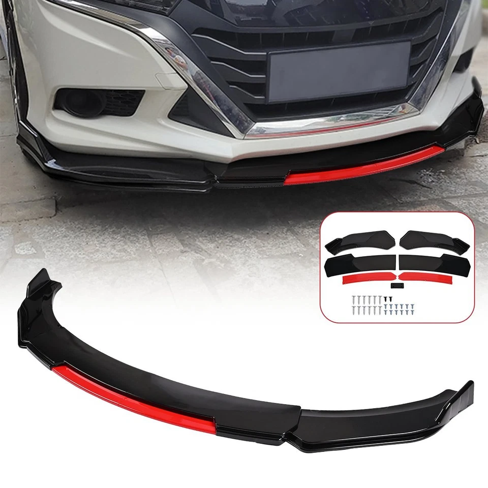 For Mitsubishi Lancer Sedan Universal Car Front Bumper Lip Spoiler Splitter AU - image 3 of 4
