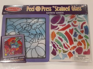 melissa and doug peel and press stained glass