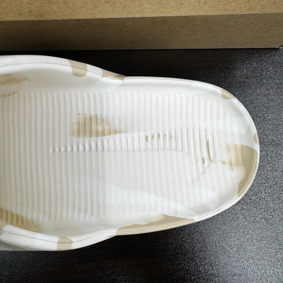 Nike Calm SE Slides Phantom jaspeado blanco tostado para mujer talla 8 nuevo en caja FV5643-001 Foto 4 de 4