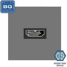 BG Nexus Grey EMHDMIG HDMI Outlet Euro Module