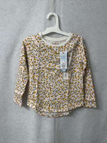 Cat and Jack - Toddler Long Sleeve T-Shirt - Color Cream w/ Flowers - Size 5T - Picture 1 of 8