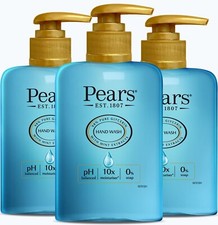 Pears Hand Wash Mint 250ml (Pack of 3) Pure & Gentle Moisturising Luxurious