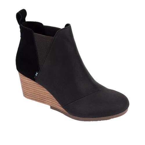 TOMS Shoes The Venice Collection Bota Black Heritage Canvas  display picture 3