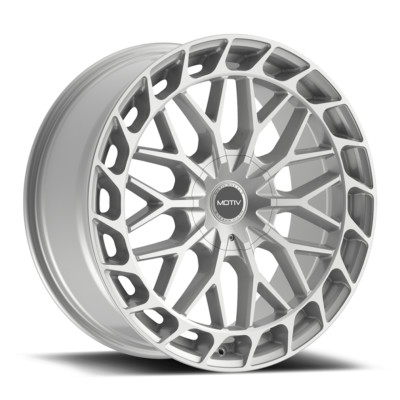 MOTIV 442S Breach 16X7.5 5X114.3/5X120 Offset 40 Gloss Silver (Quantity of 1)