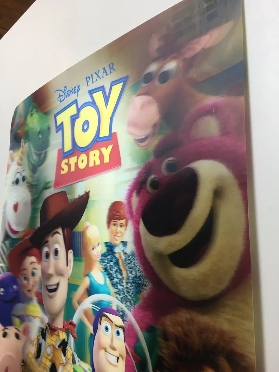 Toy Story Poster 3D Lenticular Disney Pixar - Woody, Buzz