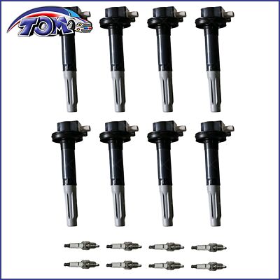8x Ignition Coil UF741 + 8x Spark Plug Kit For Mercedes-Benz E550 S550 V8 – Direct Fit