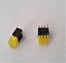 LED-Anzeige - 4-fach - Gelb - 588 nm - 110 &deg; - RM 2,54 mm - THT - NEU