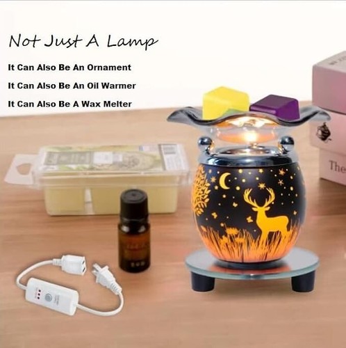 3in1 Electric Oil Melt Warmer Wax Warmer Wax Melter Fragrance Lamp Candle Warmer - Picture 11 of 23