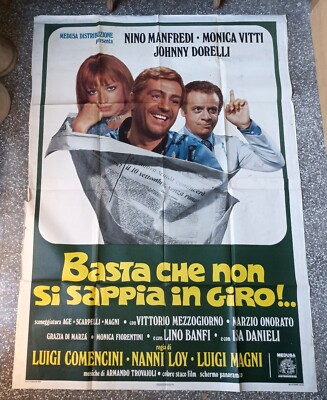 Manifesto originale 4F - BASTA CHE NON SI SAPPIA IN GIRO - Movie Poster Affiche
