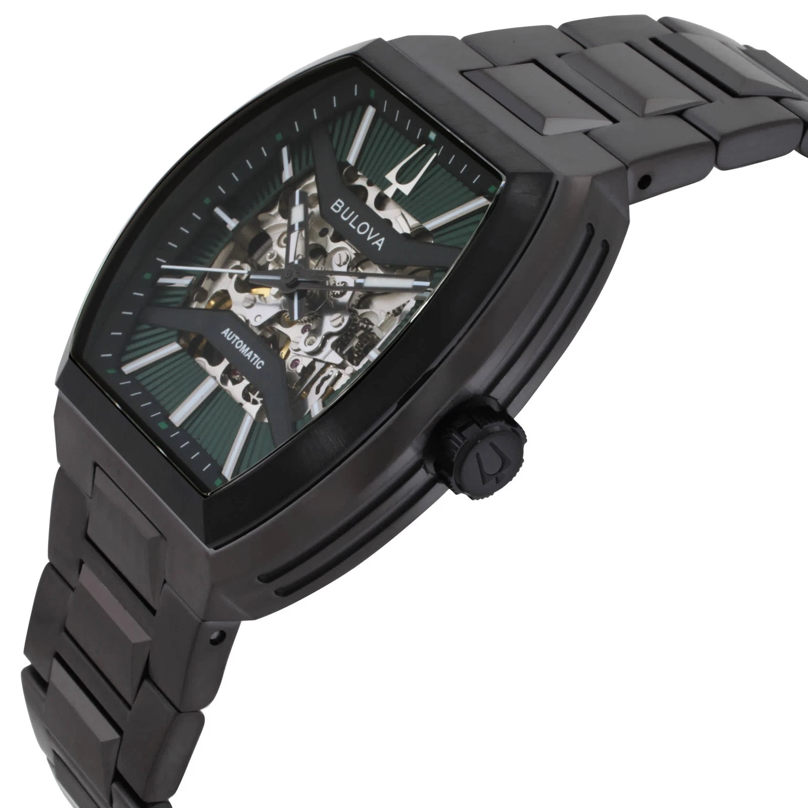 Bulova Maquina Automatic Green Dial Men's Watch 98A321 image 2