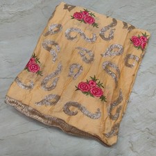 Exotic Indian Bridal Kashmiri Aari Embroidery Dupatta Scarf Veil Stole Hijab L"