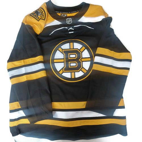 Fanatics NHL Boston Bruins Premium Home Hockey Jersey Black Gold Mens 56 2XL