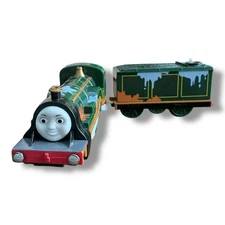Thomas The Train Motorized Emily And Tender Working Condition Green Gullane 2009