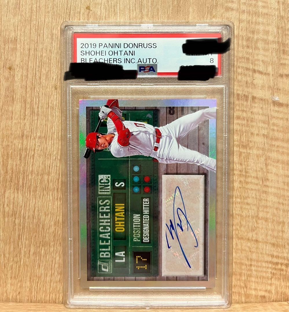 Shohei Ohtani 2019 Panini Donruss Auto PSA Slab Angels SSP Rare view 2