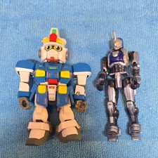 Bandai Gundam Robot Toy Lot Blue Multicolor Action Figures Collectible
