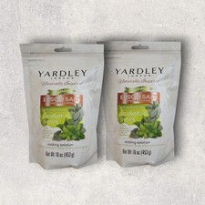 Yardley London Epsom Salt Eucalyptus  Mint Soaking Solution 16oz Bags Lot of 2