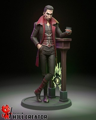 Silco, Arcane, 220mm, 12K Resin Model Kit Painted 3d Printed DIY Figure