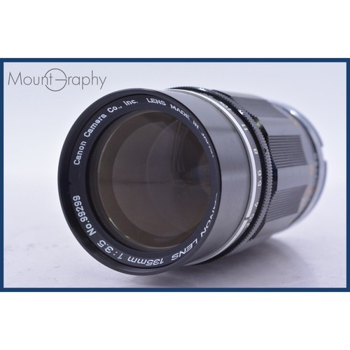 Guaranteed Operation Canon 135Mm F3.5 Included Free Of Charge Am3998
