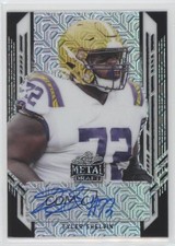 2021 Leaf Metal Draft Portrait Black Mojo 3/4 Tyler Shelvin #PA-TS2 Auto 4t6