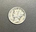 1942 - 10C Mercury Dime / 90% Silver Coin.
