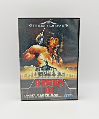 Rambo 3 Sega Mega Drive mit Handbuch Rambo III OVP Komplett Rarität