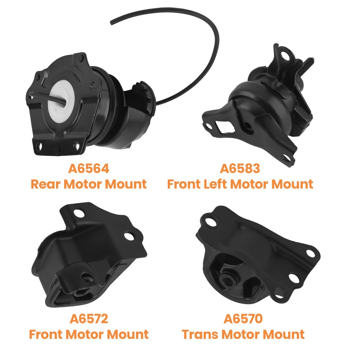 Engine Motor & Trans Mount 4pcs For Honda Accord 2.3L 1998-2002