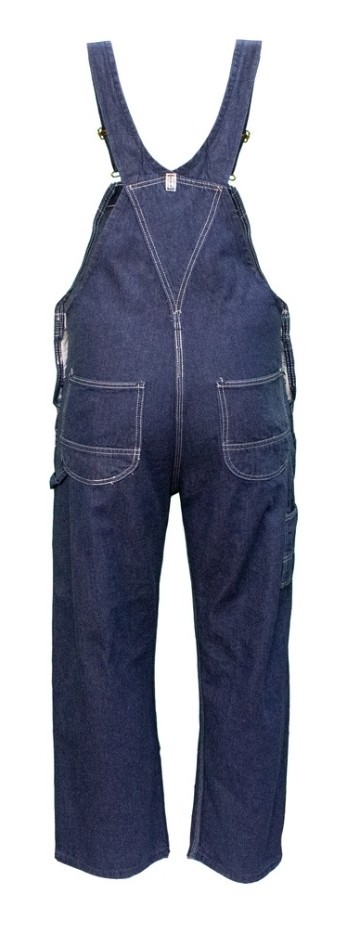 NWT Key Bib Overalls Men 42x34 Style 272 Blue Dark Wash
