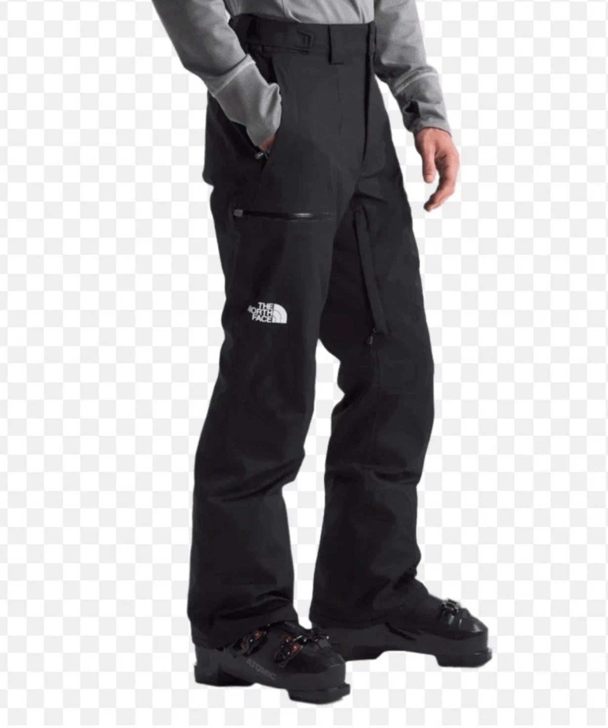 North Face Men’s L5 DryVent Full Zip Waterproof Pant/Bib Black large BNWT $399