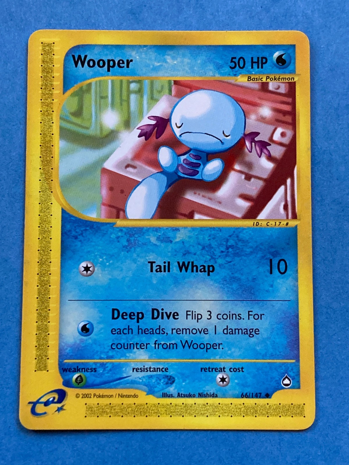 Pokemon Non-holo eReader Wooper - Aquapolis – 66/147 – LP