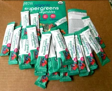 Zena Greens Organic Super Greens Fruits & Vegetables 32Pk Mixed Berry 04/26