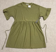 3rd + Malt Dress Olive Green Juniors Women’s XL Back To School Office Sundress