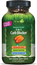 3-in-1 Carb Blocker®, Maximum Strength, 150 Liquid Soft-Gels