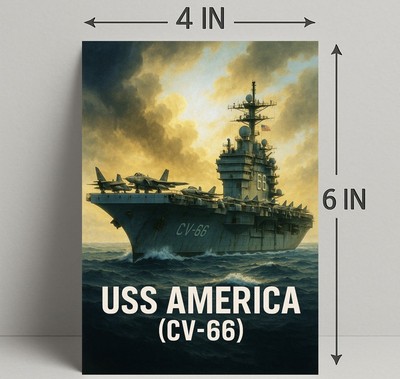 USS America (CV-66) Poster