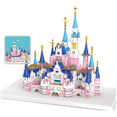 3008 Pcs Castle Architecture Mini Building Blocks