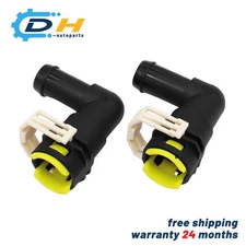 2pcs Cooling Water Hose Connector For Mazda 3 CX-7 CX-9 CX7 CX9 2007-2013
