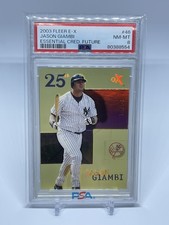 2003 Fleer E-X Jason Giambi #46 Essential Credentials Future 14/57 POP 1 NM/MT