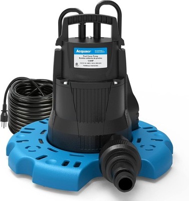 1/4 HP Automatic Swimming Pool Cover Pump, 2250 GPH Submersible Sump Pump with 3