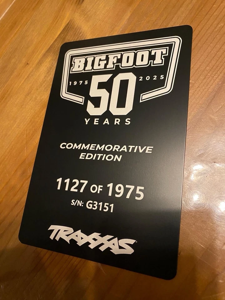 Traxxas BigFoot 50th Anniversary X-Monster Rc 1:5 8s 77136-4 X-Maxx MT New - Photo 4/4
