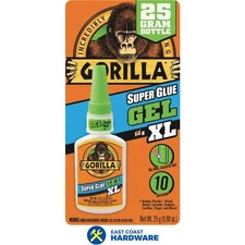 Gorilla Glue 267827 25g Super Glue Gel  Clear - Extra Large