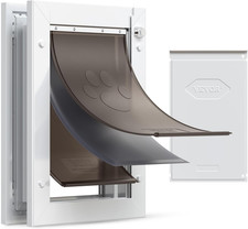 Pet Door, Medium, with Three Magnetic Flaps and Metal Frame, Strong and Weatherp