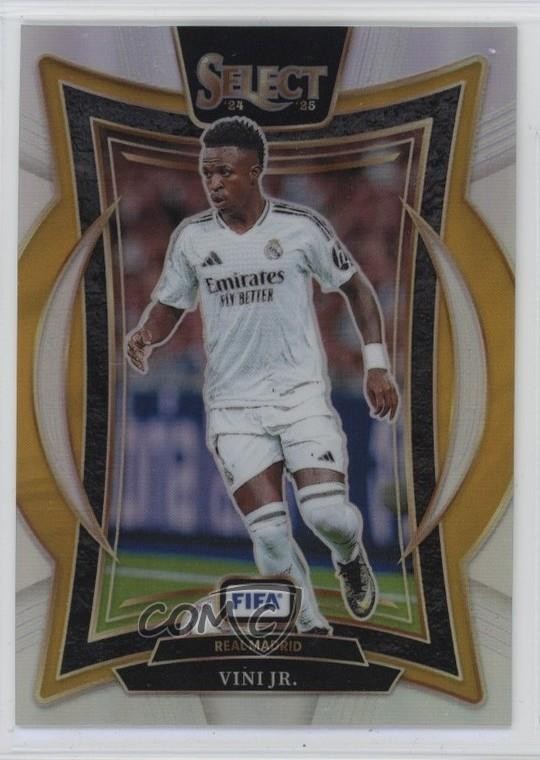 2024-25 Panini Select FIFA Terrace Silver Prizm Vinicius Junior Vini Jr #4 11x6