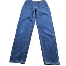 Vintage Lee Jeans Womens 11 High Rise Tapered Denim Made USA 90s Pants