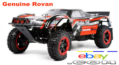 Rofun 5T 1/5 Scale RC 32cc Gasoline Ready to Run Baja Truck Red 320T Rovan