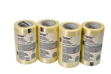 3M Tartan 8934 Clear Filament Tape 24mm x 55m .94in x 60yd 36 Pack Strapping