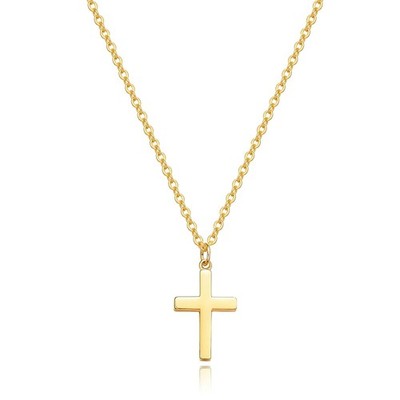 Moodear Cross Necklace Gold Pendant Easter Basket Stuffers Christian Jewelry