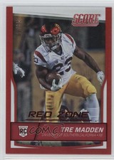 2016 Score Rookies Jumbo Red Zone 9/35 Tre Madden #355 e5r