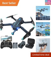 Drone with 1080P FPV Camera, Drone for Kids Adults with One Key Take Off/Land...