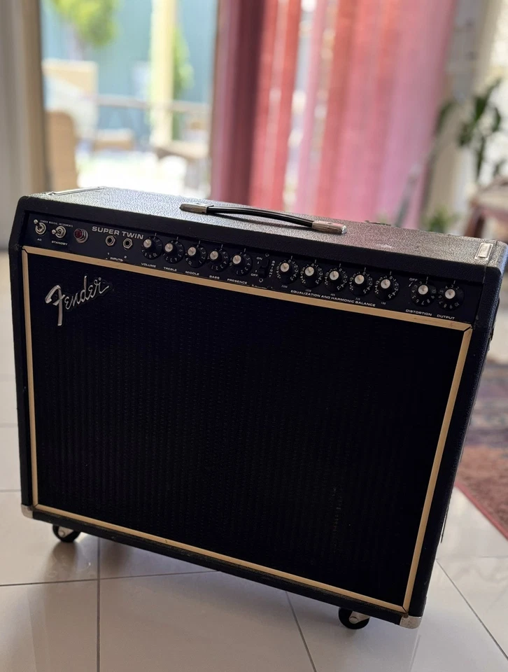 Fender Super Twin Vintage Guitar Combo Amplifier - image 2 of 4